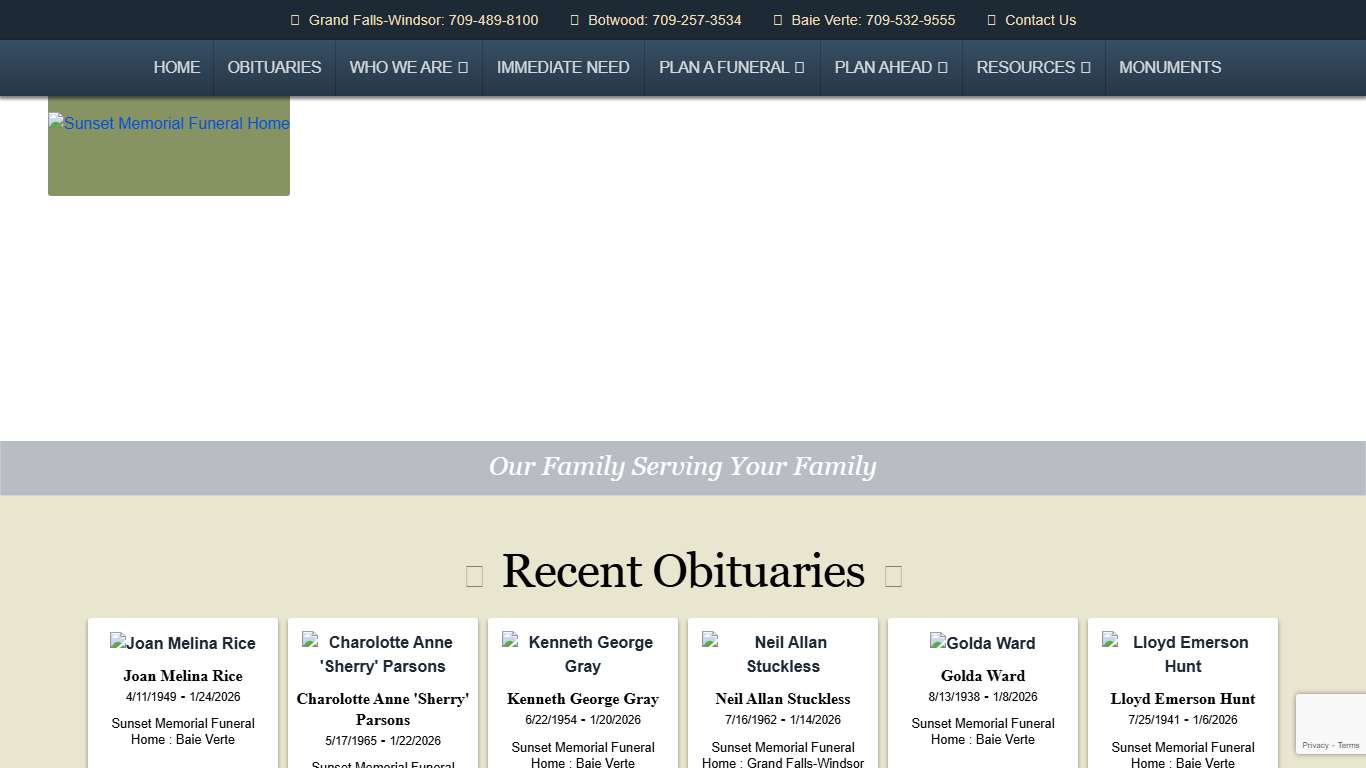 Home Sunset Memorial Funeral Home